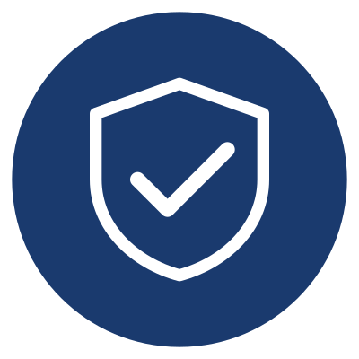Third-party tested certification symbol representing independent laboratory testing for purity, quality, consistency, and product verification. Icon highlights external testing, unbiased analysis, quality assurance, laboratory validation, and commitment to transparency for methylene blue manufacturing standards and consumer confidence.