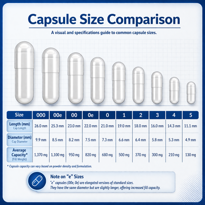 Size 000 empty HPMC vegetarian capsules — pharmaceutical grade — Nutrivance Laboratories